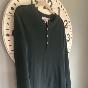 Goodfellow & Co Forest Green Henley Top